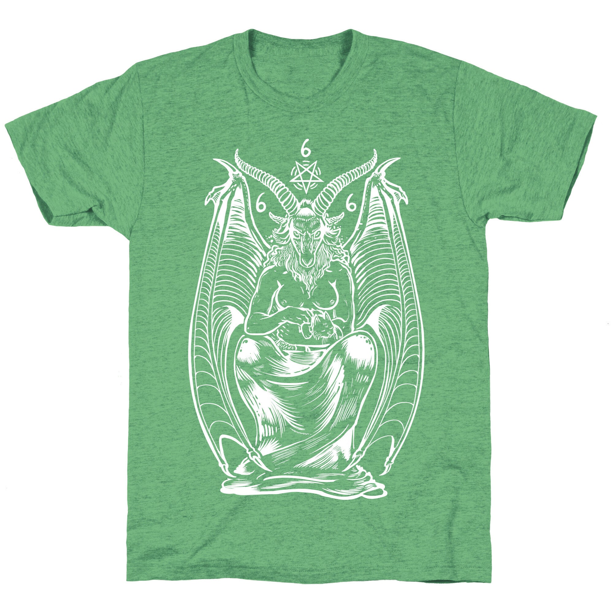 Pet Cats. Hail Satan. Unisex Triblend Tee